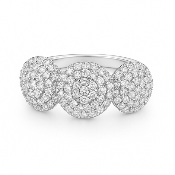 Moissanite Diamond Ring - Enchanting  -  خاتم الماس موزنايت