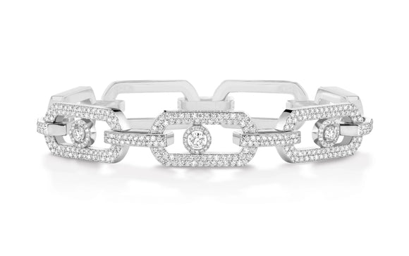 Moissanite Diamond Bracelet  - اسوارة الماس الموزنايت