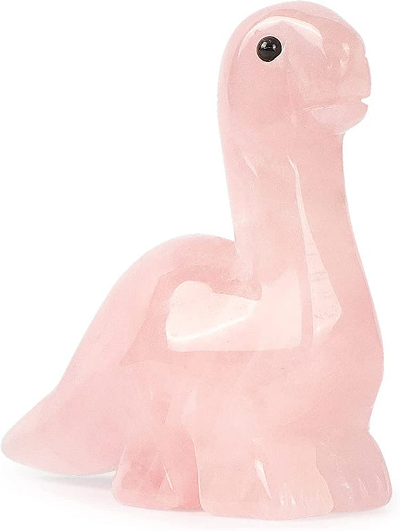 Rose quartz stone dinosaur -  ديناصور الروز كوارتز