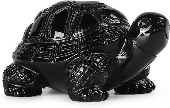 ةBlack obsidian tortoise - سلحفاة الاوبسيدان