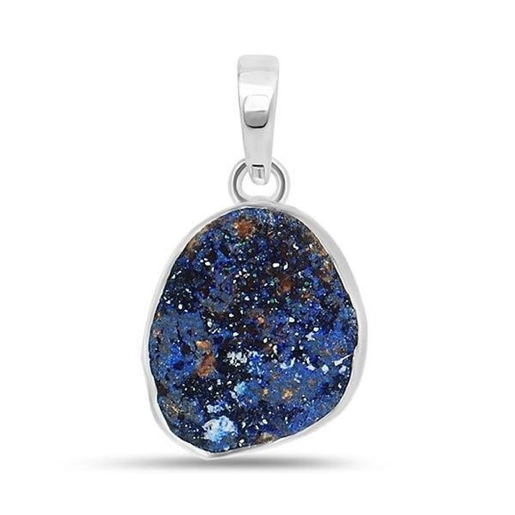 Azurite Necklace-قلادة حجر الأزورايت