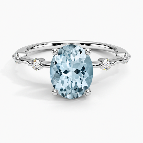 Blue Topaz Ring-خاتم التوباز الازرق