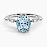 Blue Topaz Ring-خاتم التوباز الازرق