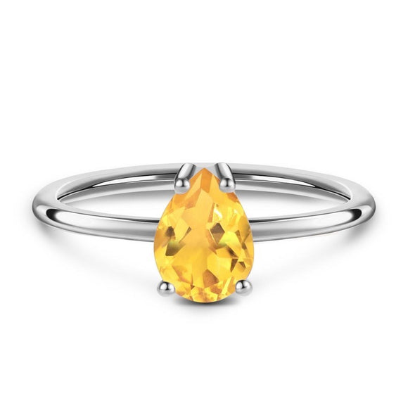 Citrine  Ring - خاتم حجر السترين | خاتم انضباط الانفعالات والتعامل مع الاخرين