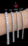 Tennis  Moissanite Diamond Bracelet   | ربع قيراط لكل حبة الماس - تنس  | 0.25