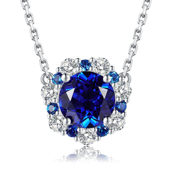 Sapphire Gemstone & White Topaz -  الزفير - الياقوت الازرق
