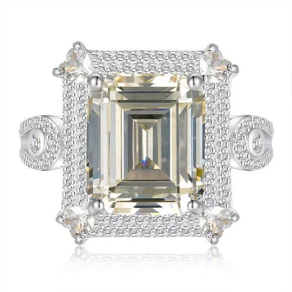 white sapphire Ring - خاتم الياقوت الابيض