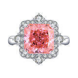 pink tourmaline - خاتم التورمالين الوردي