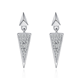 Moissanite Diamond Earring- -حلق الماس الموزنايت
