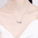 Moissanite Diamond Necklace  قلادة الماس الموزنايت