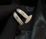 marquise Moissanite Diamond Ring - خاتم الماس موزنايت - قطعتين