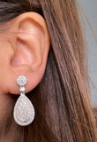 Moissanite Diamond Earring- -حلق الماس الموزنايت