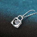 Moissanite Diamond Necklace  قلادة الماس الموزنايت