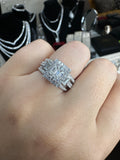 Moissanite Diamond Ring Scintillating - خاتم الماس موزنايت