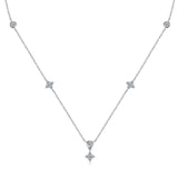 Moissanite Diamond Necklace  قلادة الماس الموزنايت