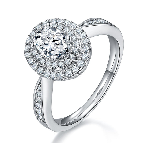 Moissanite Diamond Ring- خاتم الماس الموزنايت