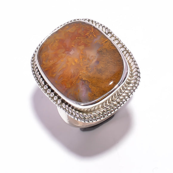 Indonesian Plume Agate - حجر العقيق المكسيكي