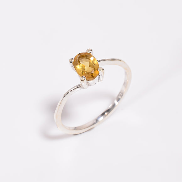 Citrine  Ring - خاتم حجر السترين