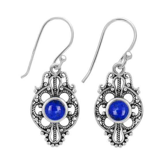 Lapis Earring-حلق حجر الازورود