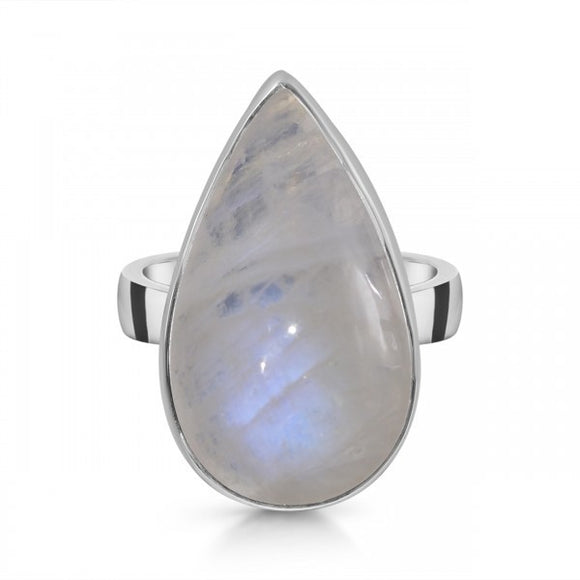 Moonstone Ring ADJ- خاتم حجر القمر