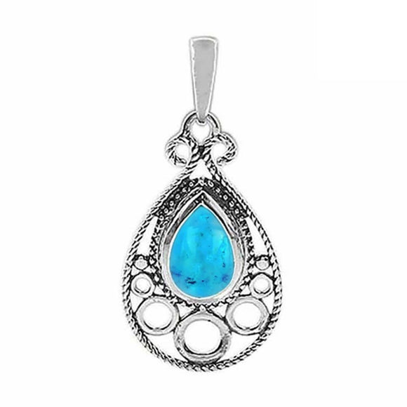 Turquoise Raw Gemstone - تعليقة الفيروز