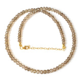 Smoky Beads- قلادة السموكي كوراتز