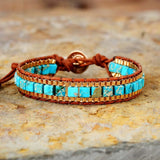Turquoise Bracelet  - اسوارة حجر الفيروز | تقبل الذات، الفرادة، التميز