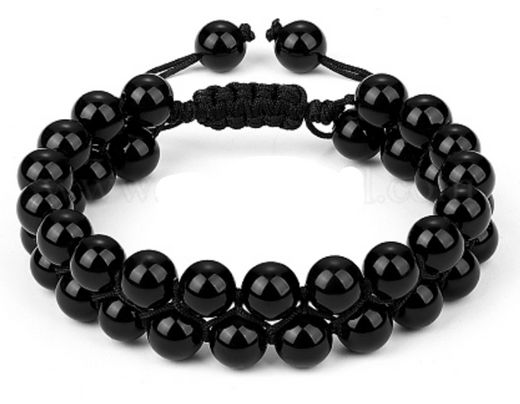 إسوارة حجر الاونيكس- Bracelet Onyx