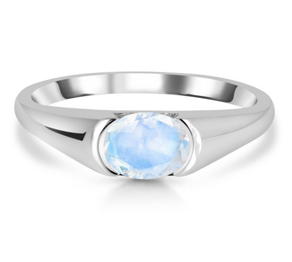 Moonstone  Ring - خاتم حجر القمر