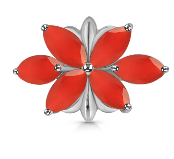 Red Onyx Ring - خاتم الاونيكس الاحمر