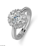 Moissanite Diamond Ring- خاتم الماس الموزنايت | 1 قراط