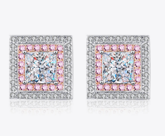 Moissanite Diamond Earring- -حلق الماس الموزنايت | 1.2 قراط