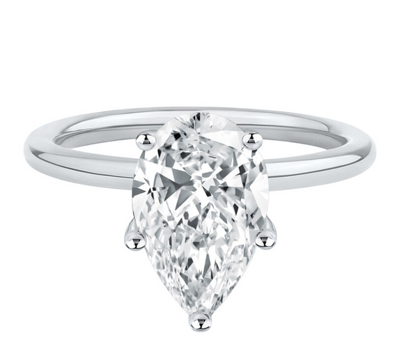 Moissanite Diamond Ring- خاتم الماس الموزنايت | 2 قراط