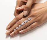 Twins Moissanite Diamond Ring   -2 قراط