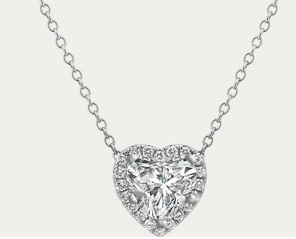 Moissanite Diamond Necklace  قلادة الماس الموزنايت | 1 قراط