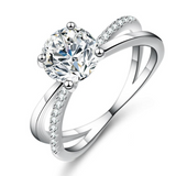 Moissanite Diamond Ring- خاتم الماس الموزنايت