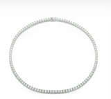 Moissanite Diamond Tennis Necklace | 0.3 carat |  قلادة الماس الموزنايت تنس