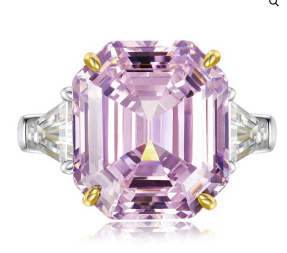 pink sapphire Ring - خاتم الياقوت الوردي