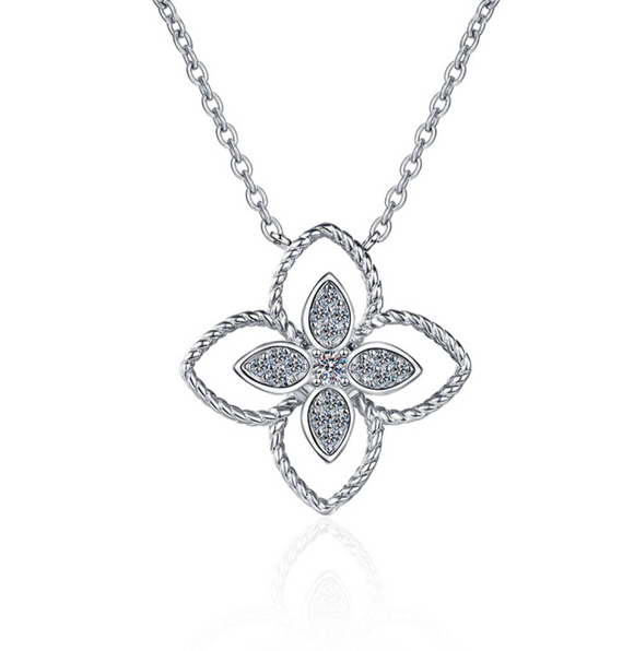 Moissanite Diamond Necklace  قلادة الماس الموزنايت