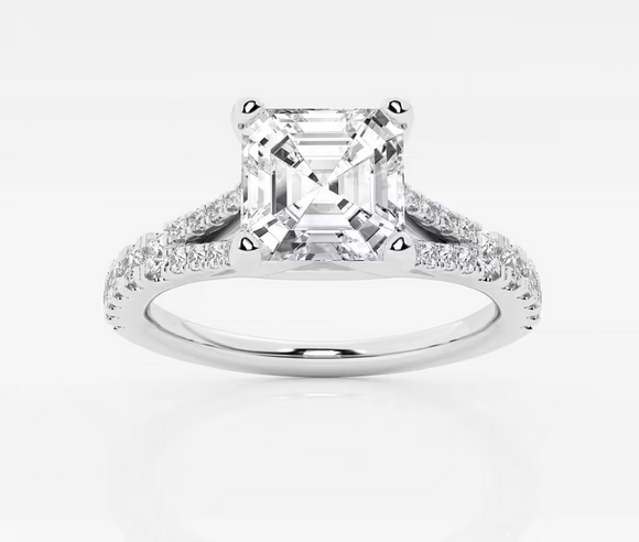 Moissanite Diamond Ring- خاتم الماس الموزنايت | 2 قراط