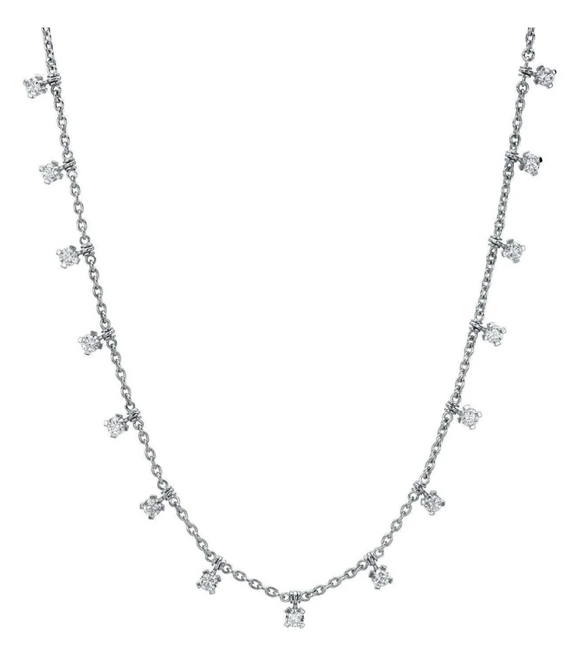 Moissanite Diamond Necklace  قلادة الماس الموزنايت | 3.2 قراط