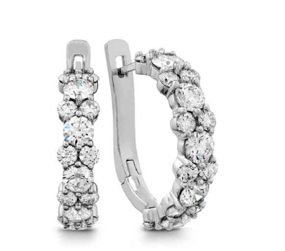 Moissanite Earring- -حلق الماس الموزنايت