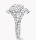 Moissanite Diamond Ring- خاتم الماس الموزنايت | 3 قراط