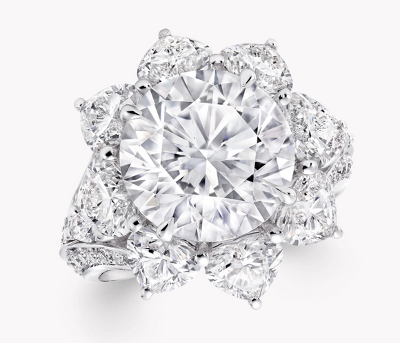 Moissanite Diamond Ring- خاتم الماس الموزنايت | 3 قراط