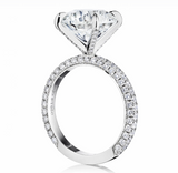 Queen Diamond Moissanite Ring  | 3 carat -  خاتم الماس موزنايت
