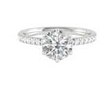 Queen Diamond Moissanite Ring  | 3 carat -  خاتم الماس موزنايت