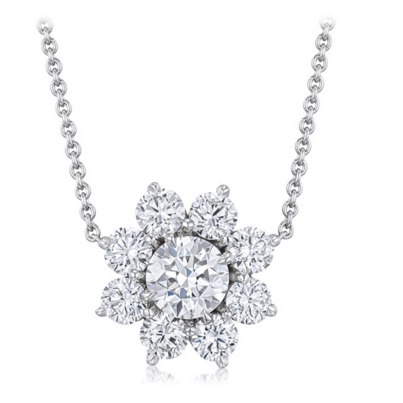 Moissanite Diamond Necklace  قلادة الماس الموزنايت