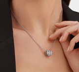 Bvlgari Diamond Moissanite  - قلادة الماس الموزنايت - بلغاري