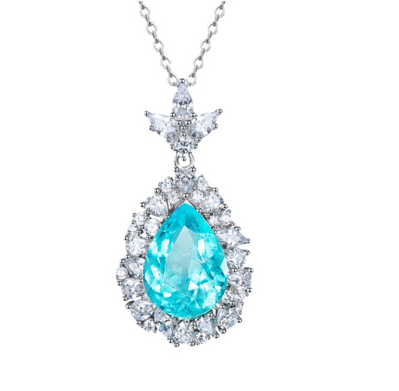 light sapphire blue & white topaz - الزفير الازرق مع التوباز الابيض