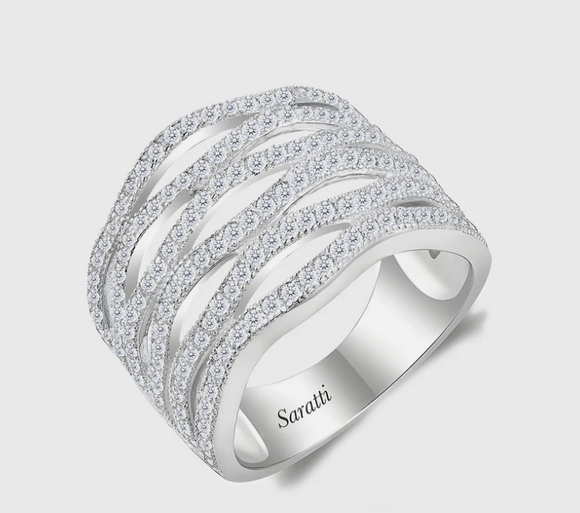 Moissanite Diamond Ring  -   خاتم الماس موزنايت